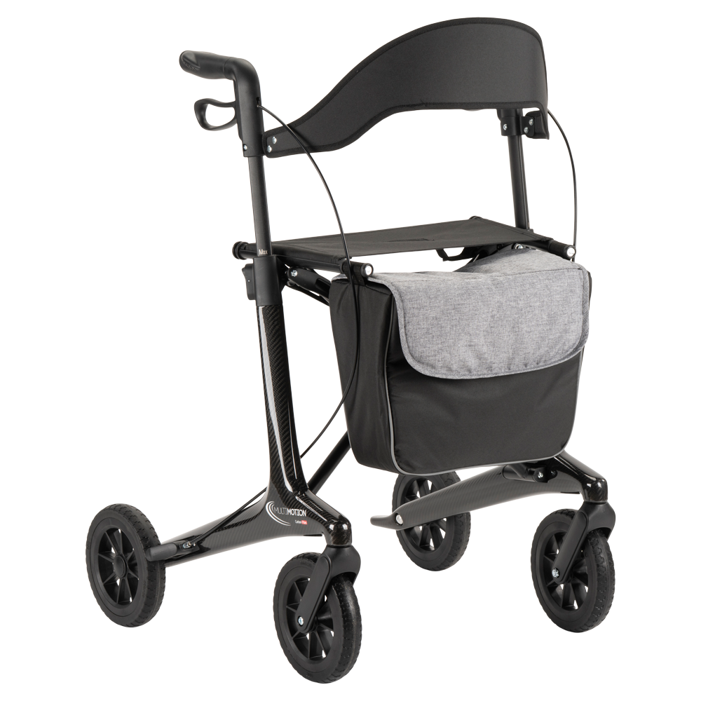 MultiMotion Carbon rollator Zwart