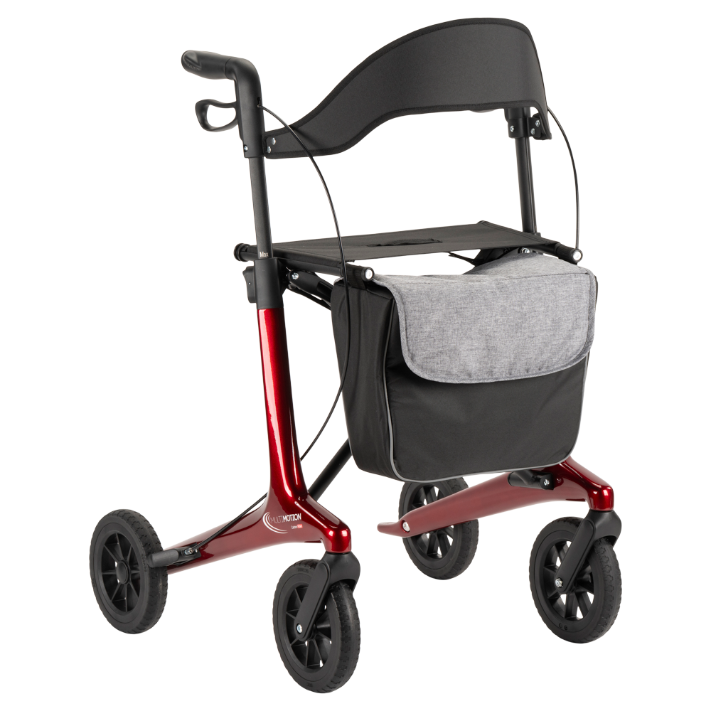 MultiMotion Carbon rollator rood