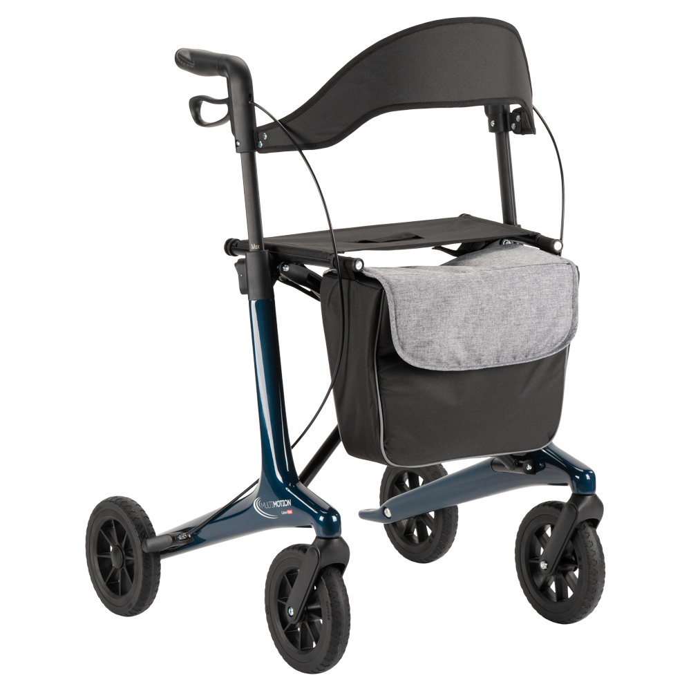 MultiMotion Carbon rollator blauw