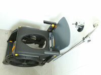 Wheelable vouwbare douche &amp; toilet rolstoel
