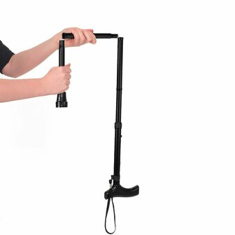 Vitility wandelstok opvouwbaar &ndash; zwart