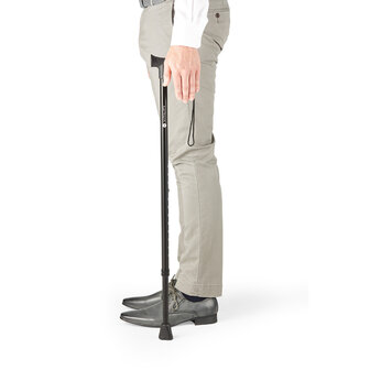 Vitility wandelstok zwart