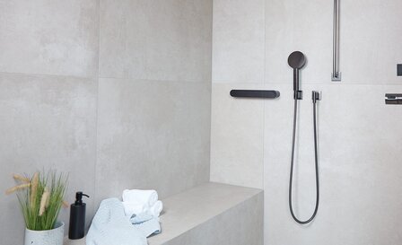 Wandbeugel &ndash; charcoal black