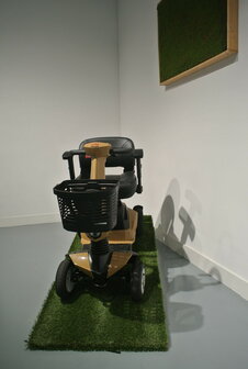 Compacte travel scootmobiel