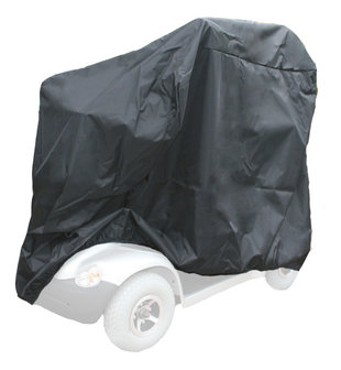 Afdekhoes scootmobiel zwart - Large 160x70x145