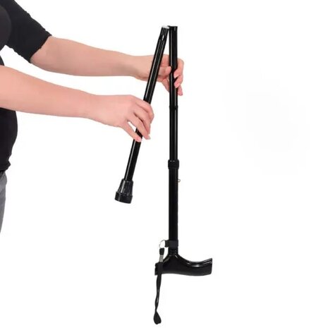 Vitility wandelstok opvouwbaar – zwart