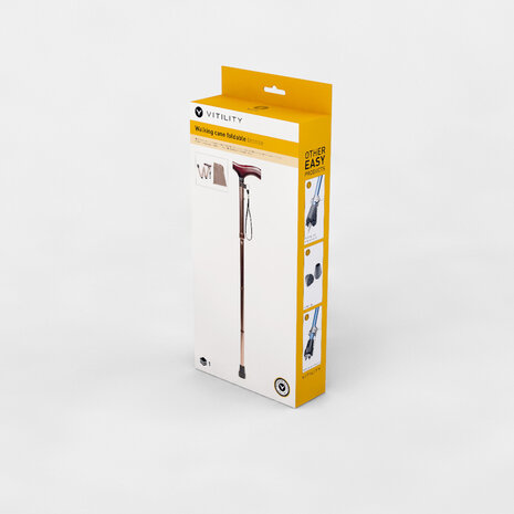 Wandelstok opvouwbaar – brons
