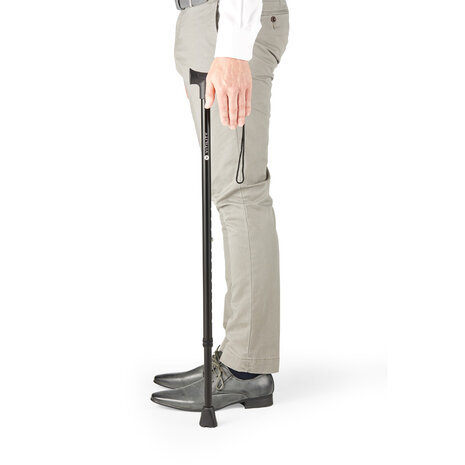Vitility wandelstok zwart