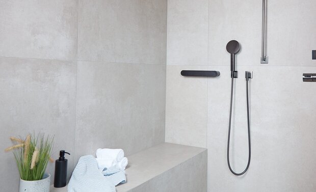 Wandbeugel – charcoal black