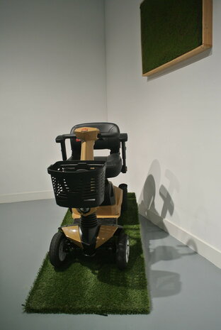 Compacte travel scootmobiel