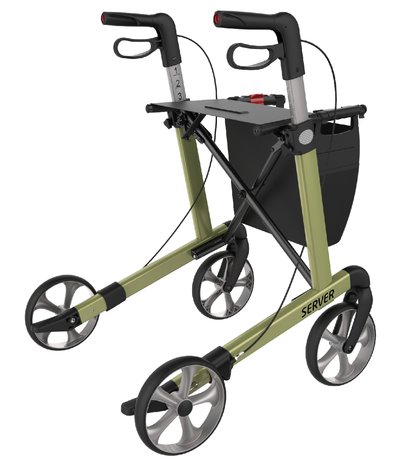 Rehasense rollator Server - verschillende kleuren