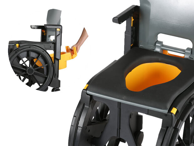 Wheelable accessoire: toiletemmer