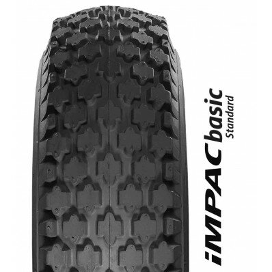 Buitenband 4.10/3.50-6 (320x90) blokprofiel - zwart