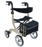 Drive Medical Nitro softwielen lichtgewicht rollator - champagne