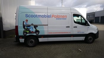 Nieuwe Bestickering Op Onze Bussen - Scootmobiel Polanen