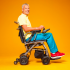 Invacare Kompas - elektrische opvouwbare rolstoel