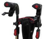 Drive Medical Nitro softwielen lichtgewicht rollator - zwart