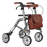 Uplivin Trive - dubbel vouwbare rollator - zilver