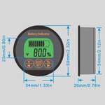 Indicator lithium accu's waterbestendig