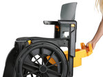 Wheelable vouwbare douche & toilet rolstoel