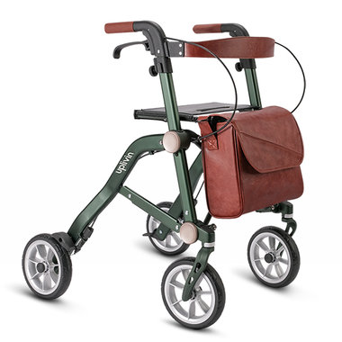 Uplivin Trive - dubbel vouwbare rollator - groen